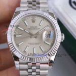 Perfect Replica KS Factory Rolex Datejust 41 Silver Dial Jubilee Bracelet Watches - Swiss 2836 